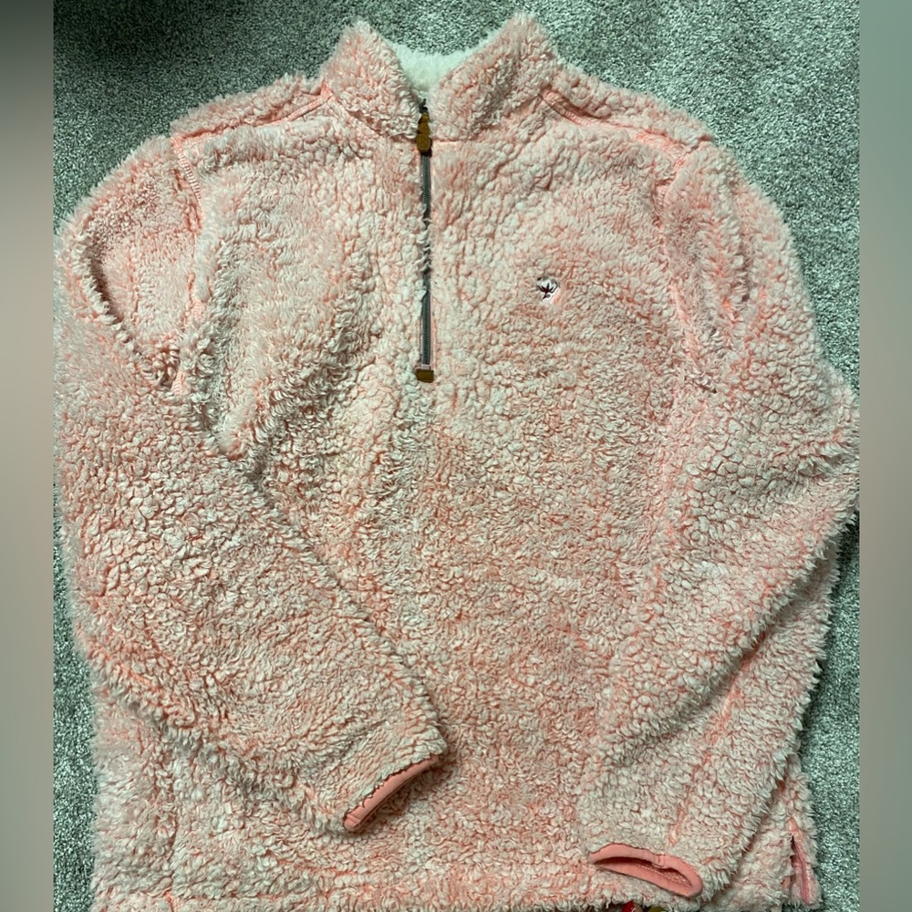 Southern Shirt Sherpa Fleece 1/4 zip pullover. Size Medium
